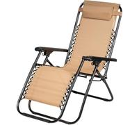 SUNNY STAR Sedia Zero Gravity 115x65x90cm Beige
