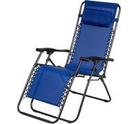 SUNNY STAR Sedia Zero Gravity 115x65x90cm Blu