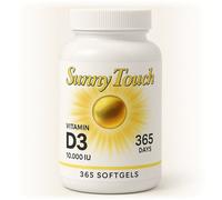 Sunny Touch Vitamina D3 10000 UI - 365 Softgels - Vitamin d3 10,000 IU