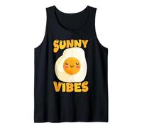 Sunny Vibes Cute Egg Face Summer Canotta