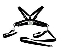 Sunnybaby 10066 - Cintura di sicurezza per bambini, in tessuto, colore: Nero