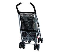Sunnybaby 19267 Rete portaoggetti universale per passeggino e carrozzine, con chiusura a leva, colore: nero. Qualità: prodotto in Germania.