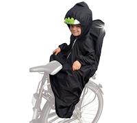 Sunnybaby, Impermeabile per seggiolino bicicletta per bambini, con maniche, Nero (schwarz)