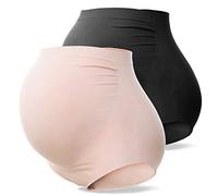 SUNNYBUY, Biancheria intima premaman a vita alta da donna, per gravidanza, senza cuciture, morbide mutandine stile culottes con vita sopra il pancione, XX-Large