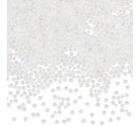 SUNNYCLUE 1 scatola 100G Mini Bubble Beads Trasparente Nessun Foro Perlina Sfusa Trasparente Vetro AB Colorato Magico Gocce D'Acqua Rotondo Sfuso Vaso riempire Perline In Miniatura per Fai Da Te Artig