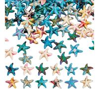 SUNNYCLUE 1 scatola 120 pezzi 12 colori Perline di Stelle Marine Perline di Animali Marini Alla Rinfusa Colorate Estive A Tema Oceano Animali A Forma di Stelle Marine Perline Distanziatrici Sciolte pe