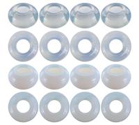 SUNNYCLUE 1 scatola 16 pezzi Opalite Perline con Foro Grande Perline di Pietra Europee Sfuse Pietre Preziose Naturali Rotonde RonDellse Perline Sciolte per Creazione di Gioielli Perline Collane Fai Da