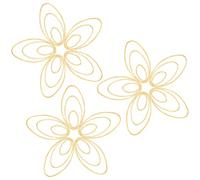 SUNNYCLUE 1 Scatola 90 Pezzi 3 Dimensioni Anelli di Collegamento Ovali Orecchini Perline Cerchio Ottone Metallo Cornici Aperte Ciondoli Cornice per Risultati Orecchini Artigianato Forniture