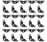 SUNNYCLUE 1 Scatola da 1000 Pezzi di Punte per Perline Copri Nodi Copri Nodi Tappi Terminali per Gioielli Neri Tappi Terminali Aperti e Pieghevoli Punte per Perline A Conchiglia per La Creazione