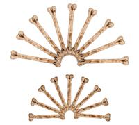 SUNNYCLUE 1 scatola Da 20 pezzi di Decorazioni In Osso per Halloween Piccole Ossa Decorative Mini Scheletro Umano Finto Resina Costume Teschio Decorazioni per Feste per Adulti Decorazioni Da Appendere