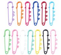 SUNNYCLUE 1 Scatola da 26 Pezzi 13 Colori Spille Spille per Kilt Metlega Sfuso Fermagli Colorati Decorazioni Passanti Spilla per Kilt con 3 Fori per La Creazione di Gioielli Cappelli Sciarpe