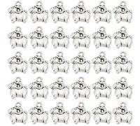 SUNNYCLUE 1 scatola Da 80 pezzi di Ciondolo In Metlega A Forma di Pecora In Argento Ciondoli A Forma di Animali In Lega ca Tibetana Mini Pendenti A Forma di Ag e Capra per La Creazione di Gioielli Ore