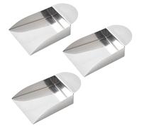 SUNNYCLUE 3 pz Piccola Pala per Perline Cucchiaio Perline Paletta In Metallo Argentato Acciaio Inossidabile Professionale Gioielli con Diamanti Mini Pala Piatta Paletta con Manico per Perle Pietre Pre