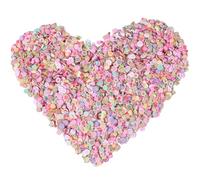 SUNNYCLUE 8000 pz. Cabochon per Torte Fette di Argilla Polimerica per Alimenti Morbide e Colorate Granelli di Zucchero Dolci in Miniatura Ciondoli A Dorso Piatto Decorazioni di Riempimento per Fai da