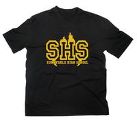 Sunnydale T-Shirt High Scuola Buffy The Vampire Cacciatrice Logo Fan Camp Hunter