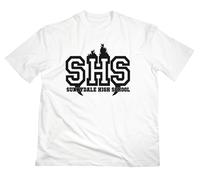 Sunnydale T-Shirt High Scuola Buffy The Vampire Cacciatrice Logo Fan Camp Hunter