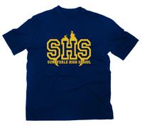 Sunnydale T-Shirt High Scuola Buffy The Vampire Cacciatrice Logo Fan Camp Hunter