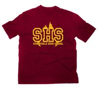 Sunnydale T-Shirt High Scuola Buffy The Vampire Cacciatrice Logo Fan Camp Hunter