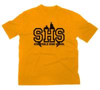 Sunnydale T-Shirt High Scuola Buffy The Vampire Cacciatrice Logo Fan Camp Hunter