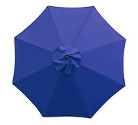 Sunnyglade Ombrellone di ricambio per ombrellone da giardino, 2,7 m, con 8 stecche, colore blu navy