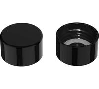 SunnyOcean Coperchi per bottiglie di soda, riutilizzabili e senza BPA, con guarnizione a prova di perdite, compatibili con la maggior parte delle bottiglie per macchine di soda (nero)