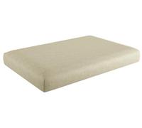 sunnypillow Cuscino da esterno per sedile 120 x 80 cm - spessore 15 cm - Seduta per divano in pallet per casa e giardino - fodere asportabile e lavabile - per Interni ed Esterni - cremoso