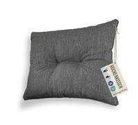 sunnypillow Cuscino Impermeabile per Mobili da Giardino in Rattan - Resistente ai Raggi UV - per Interni ed Esterni - Comoda Spalliera 50x40x12 cm - Antracite