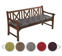 sunnypillow Cuscino per Panca da Esterno e Interno - 160 x 50 cm, Spessore 12 cm - Cuscini per Altalena da Giardino, Patio, Balcone - Panchina da Giardino per Sedia - Seduta da Divano - Antracite