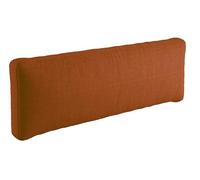 sunnypillow Cuscino-schienale 120 x 40 cm - Cuscini per divano in pallet per casa e giardino - fodere asportabile e lavabile - Spalliera per Bancali, Interno/Esterno, schiuma fredda - arancione