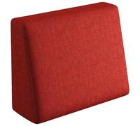 sunnypillow Cuscino-schienale laterale 60 x 40 cm Cuscini per divano in pallet per casa e giardino - fodere asportabile e lavabile - Spalliera per Bancali, Interno/Esterno, schiuma fredda - rosso