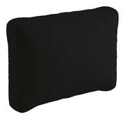 sunnypillow Cuscino-schienale laterale 60 x 40 cm Cuscini per divano in pallet per casa e giardino - impermeabile e resistente ai raggi UV - Interno/Esterno, schiuma fredda - nero
