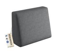 sunnypillow Cuscino schienale laterale 60x40x20 cm, antracite | Cuscini per divano in pallet per casa e giardino - impermeabile e resistente ai raggi UV - Interno/Esterno, schiuma fredda