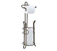 SunnyPoint LCUS - Porta rotolo di carta igienica con riserva, finitura cromata (bronzo)