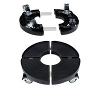 Sunnytree - Rullo per piante, fino a 300 kg, ruote sterzanti a 360 gradi, Ø 3...