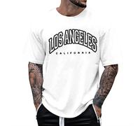 Sunnyuk Maglie Uomo Cotone - Manica Corta Estiva Ampia Comoda Basic Elegante Trendy per Fitness - Design Moderno, Taglia Generosa, Materiale Breathable