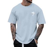 Sunnyuk t Shirt Bianca Uomo - Manica Corta Estiva Ampia Comoda Basic Elegante Trendy per Fitness - Design Moderno, Taglia Generosa, Materiale Breathable