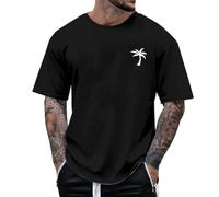 Sunnyuk t Shirt da Lavoro Uomo - Manica Corta Estiva Ampia Comoda Basic Elegante Trendy per Fitness - Design Moderno, Taglia Generosa, Materiale Breathable