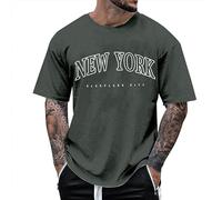Sunnyuk t-Shirt Uomo - Manica Corta Estiva Ampia Comoda Basic Elegante Trendy per Fitness - Design Moderno, Taglia Generosa, Materiale Breathable