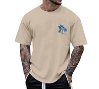 Sunnyuk Tshirt Uomo Cotone - Manica Corta Estiva Ampia Comoda Basic Elegante Trendy per Fitness - Design Moderno, Taglia Generosa, Materiale Breathable