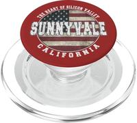 Sunnyvale California, bandiera americana vintage PopSockets PopGrip per MagSafe