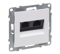 SUNO 2 MODULI BIANCO PRESA COMPUTER 2X UAE 8 SUNO2 721151