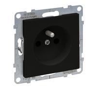 SUNO 2 MODULI NERO PRESA 1X Z/U MORSETTI A VITE SUNO2 721485