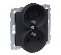 SUNO 2 MODULI NERO PRESA 2X MORSETTI A VITE Z/U Suno2 721491