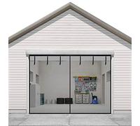 Sunolga - Paravento magnetico per porte del garage 20,8 x 1,2 m, in fibra di vetro rinforzata, con 36 magneti ad alta energia e 6 nastri per reggiatura, adatto a porte fino a 20,5 x 1,5 m