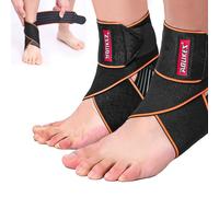 Sunolkie Cavigliera Sportiva per Distorsione - Tutore Caviglia Regolabile - Elastica e TraspiranteFascia Elastica Caviglia Per Danni Ai Legamenti e Tendinite, Uomo Donna Taglia Unica(2)