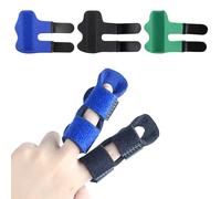 Sunolkie Tutore Dito Regolabile Traspirante - 3 Pezzi Cinghie Dita Regolabili Correttore Distorsione Nocche, Tutore Dito a Scatto Stecca Fissa Riabilitazione Dita per Distorsioni Rotture Fratture