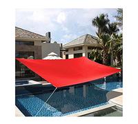 Sunomal Rosso Impermeabile Vela 2x3m Giardino paradisi Vela rettangolo Impermeabile Protezione da Protezione da Protezione per la Protezione per la Protezione Solare per Telaio per Esterni Balcone