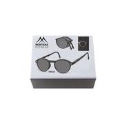 SUNOPTIC ITALIA Srl OCCHIALE DA LETTURA POLICARBONATO MONTANA EYEWEAR MODELLO BOX66S NERO SMOKE/ASPHERIC +1,5