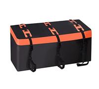 SUNORCHID Box da tetto auto, box posteriore per gancio di traino, 566 litri, 600D, in PVC, impermeabile, antistrappo, pieghevole