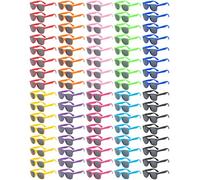 SUNOVELTIES Confezione da 80 occhiali da sole in stile retrò sfuso tonalità classiche all'ingrosso colori al neon occhiali donne/uomini bomboniere